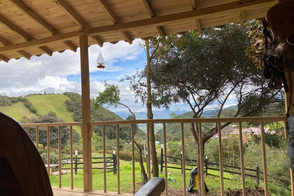 Un Refugio En Las Montanas De Tabio Villa Exterior foto