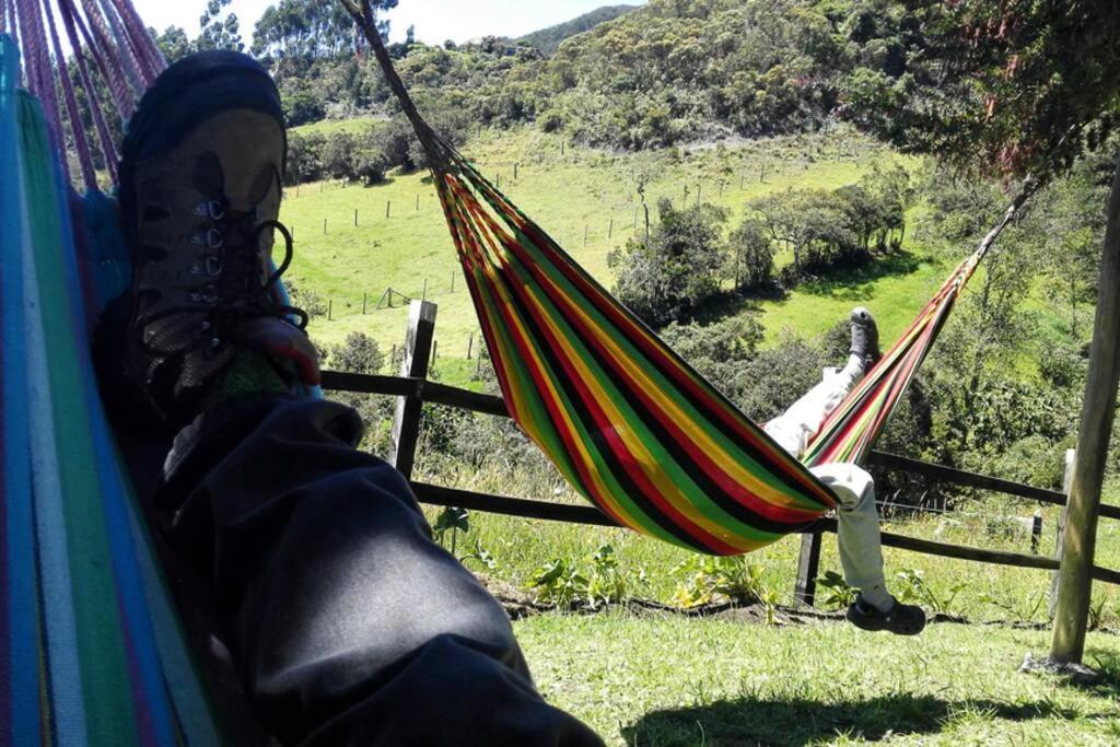 Un Refugio En Las Montanas De Tabio Villa Exterior foto